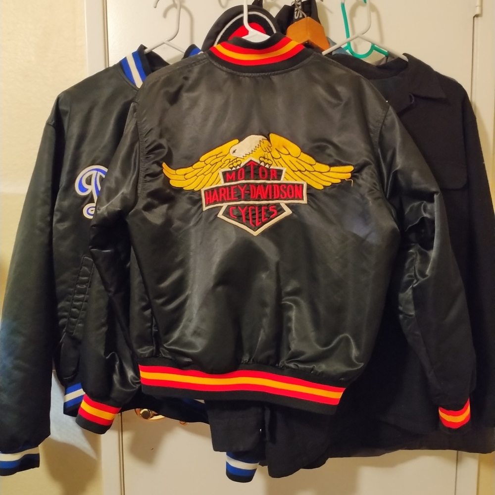1980s Harley Davidson Bomber jacket
